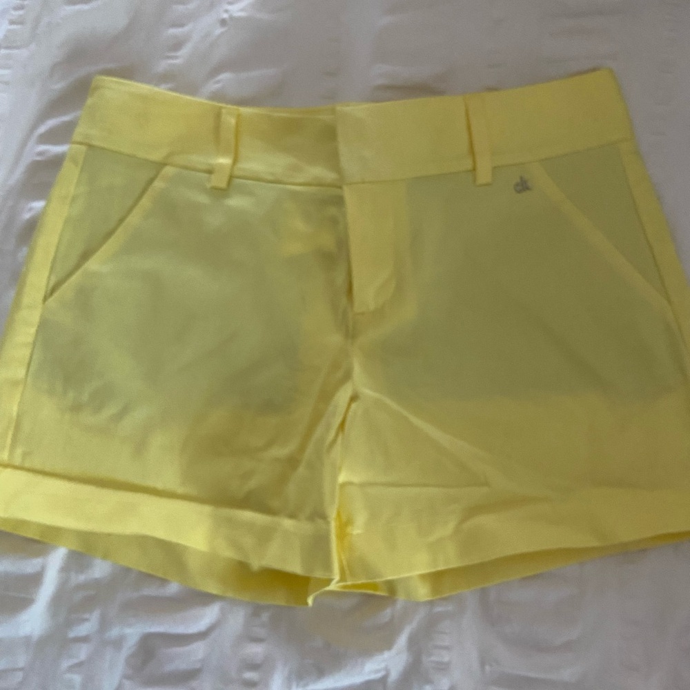 Calvin Klein new shorts, yellow